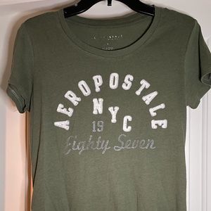 Army Green Aeropostale Top
